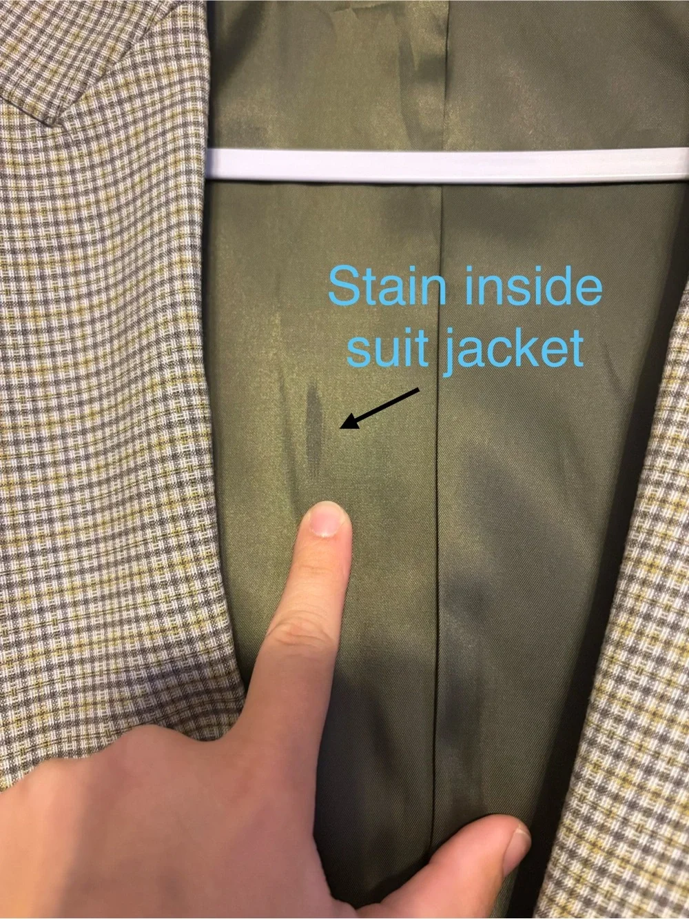 Stacy Adams Olive Green Men's 3-piece Suit